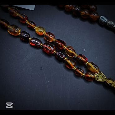 dini hediyyeler: Təbii kəhrəbadan təsbeh kolleksiyası qiymətlər 200_250azn - Material — 5