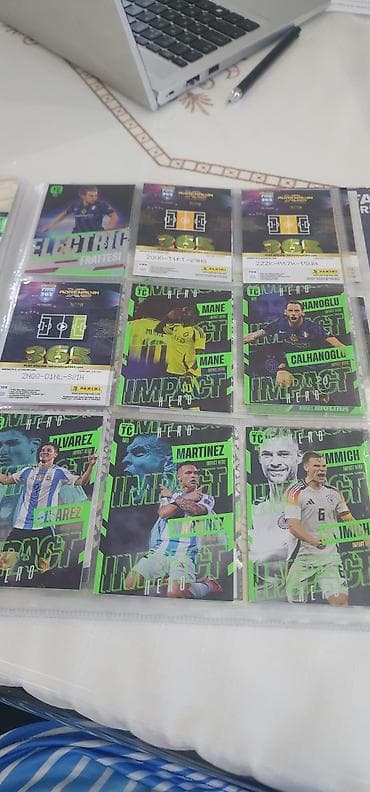 fifine: Toplam 135 eded Panini FIFA 365 Adrenalyn XL futbol kartları albomu – — 4