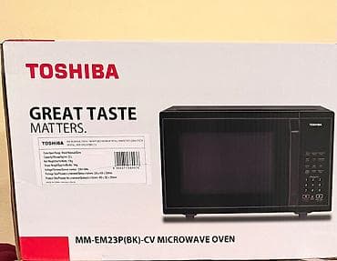 ev telefonsuz modem: Mikrodalğalı soba Toshiba, Ayrıca dayanan, Mikrodalğalar ilə, rəng - Qara, Yeni — 4