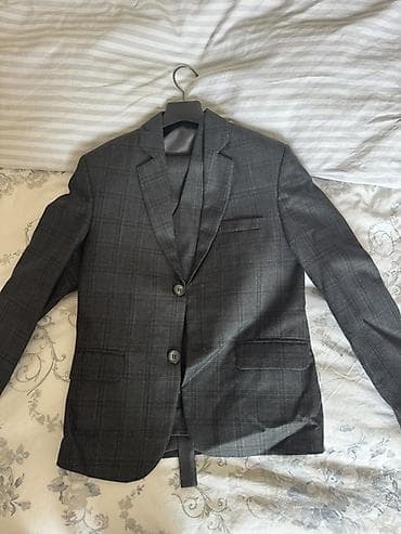 parça şalvarlar: Oğlan uşaqları üçün klassik üçlük kostyum Qolu 50 sm Şalvar 81 - Rəng — 2