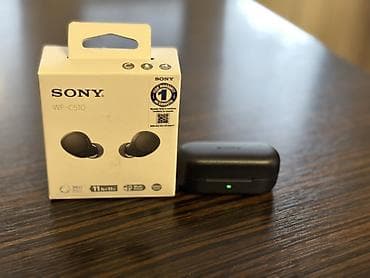 Yeni Simsiz (Bluetooth) Qulaqcıqlar, Sony, rəng - Qara