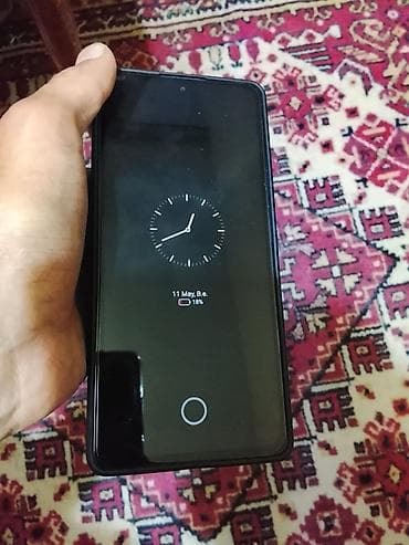 buds pro: Poco M6 Pro 5G, 256 GB, rəng - Qara, Düyməli, Barmaq izi, Face ID — 1