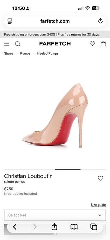 Christian Louboutin stiletto pumps - Model: stiletto pumps - Rəng