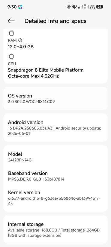 philips xenium 9@9d: Xiaomi 15, 256 GB, rəng - Yaşıl, 
 Barmaq izi — 9