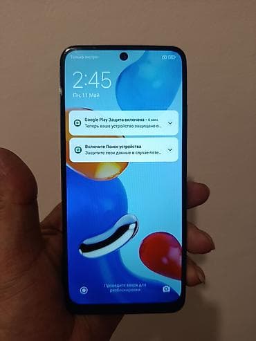 ucuz ipad mini 5: Redmi Note 11, 128 GB, rəng - Göy, Zəmanət, Sensor, Barmaq izi — 2