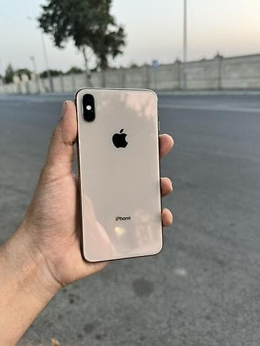 IPhone Xs Max, 256 GB, Qızılı, Zəmanət, Simsiz şarj, Face ID