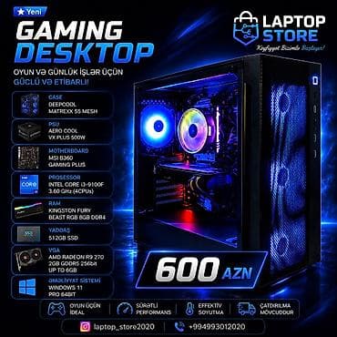 🔥 600 AZN-ə Gaming Kompüter! Tələsin, Say Məhduddur! 🔥 Oyun oynamaq lalafo.az -da 🔥 600 AZN-ə Gaming Kompüter! Tələsin, Say Məhduddur! 🔥 Oyun oynamaq