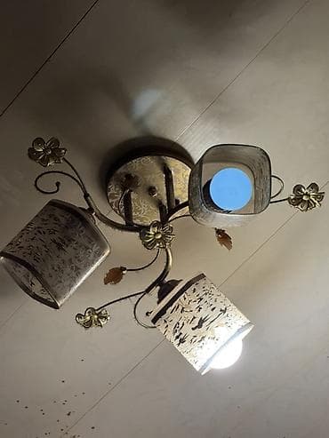 lustur cilciraq: Çılçıraq, 3 lampa, Metal — 1