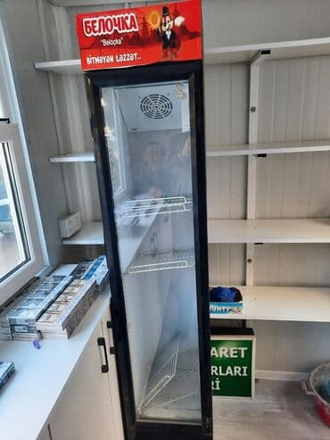 vitrin satilir: Vitrin tipli içki/sərinləşdirici soyuducu şkaf - Şaquli, şüşə qapılı — 1
