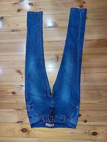 prada eynək qiyməti: C*L*R markalı qadın cins şalvar - Model: dar/skinny kəsim - Rəng — 1