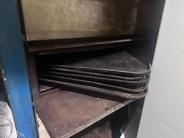 peçka soba: Elektrik soba, Çörək, Şirniyyat üçün, Pizza, 3 mərtəbəli, İşlənmiş — 3
