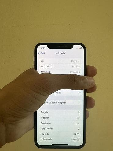 Техника и электроника: IPhone Xs, 64 ГБ, Золотой, Face ID — 4