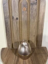 nişan xoncaları bəzədilməsi: Gül formalı LED işıqlı üzük/qolbaq qutusu seti - Dizayn: Qızılı — 3