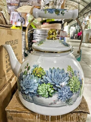 Otaq bitkiləri: Yeni, rəng - Ağ, Çaydan, 3-dən çox l — 4