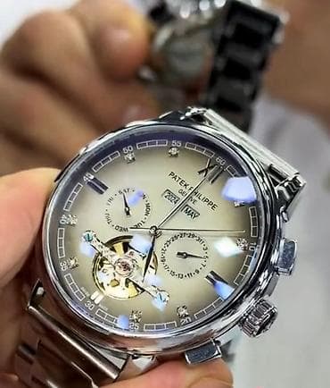 saatlar type 1: Qol saatı, Patek Phillipe, rəng - Gümüşü — 2