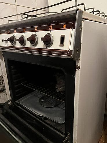 işlənmiş qaz: Qaz sobası Ayrıca dayanan, 4 gözlü, İşlənmiş — 2