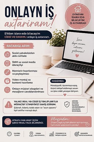 Online iş lalafo.az -da Online iş