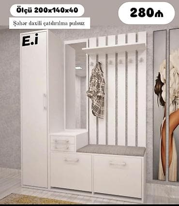 plastik skaflar: Dəhliz mebeli Yep yeni 280 azn rəng seçimi var çatdırılma var — 1