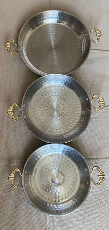 Süfrə ləvazimatları: Tava, Paslanmayan polad, 22 sm, Türkiyə — 4