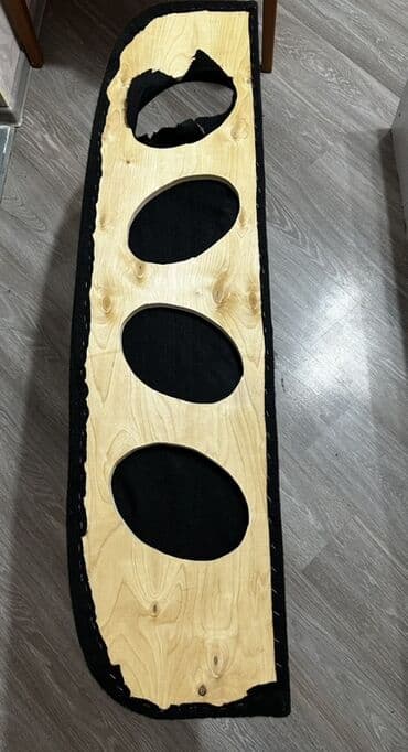 işlənmiş radiatorlar: Vaz 2107-2106 ücün qalın taxtadan hazırlanmış 4 dinamik ücün polka — 1