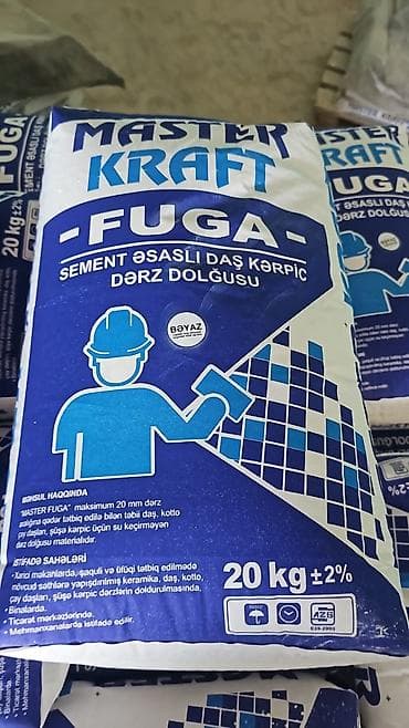 mis caydan: Master Kraft tikinti qarışıqları 1) Master Kraft FUGA – sement əsaslı — 2