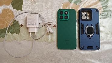 silver et ceken: Honor X8b, 128 GB, rəng - Yaşıl, Barmaq izi — 2