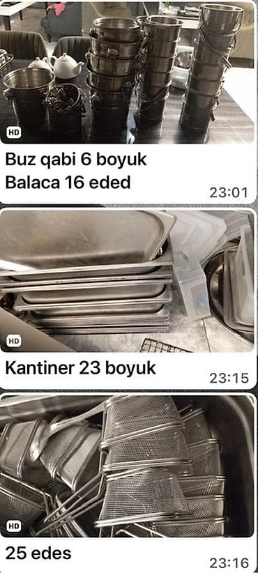 Restoran/bar avadanlıqları dəsti Obyekt bağlanıb hamısını satırıq — 2
