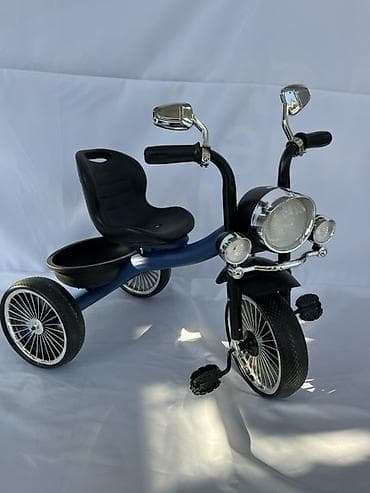 velosipet ucuz: Uşaq üçtəkərli velosiped – moto-stil dizayn - Yaş qrupu: balaca — 3