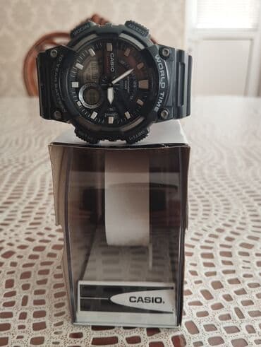 almaniyada saat neçədir: Yeni, Qol saatı, Casio, rəng - Qara — 1