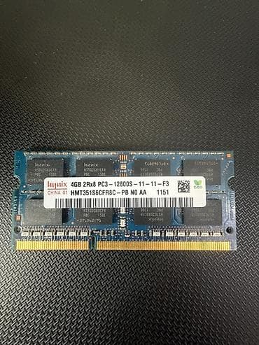 Operativ yaddaş (RAM): Operativ yaddaş (RAM) Hynix, 4 GB, 1600 Mhz, DDR3, Noutbuk üçün — 1