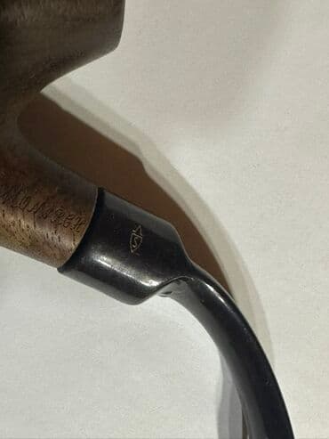 elekron qəlyan: Tütün qəlyanı (siqar borusu) – əyri saplı model - Material: təbii — 4