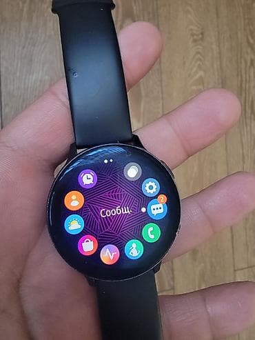 Smart saat, Samsung, Sensor ekran, rəng - Qara