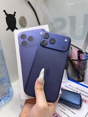 iphone 5 lalafo: IPhone 17 Pro Max, 256 GB, Mavi, Zəmanət — 1