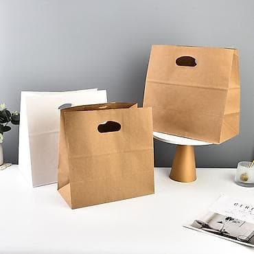 bez üçün çantalar: Hədiyyə paketi, rəng - Qəhvəyi — 3