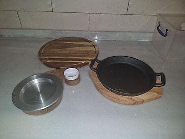 soba servisi: Bu dəstdə bir düzbucaqlı bambuk nimçə və paslanmayan poladdan — 1