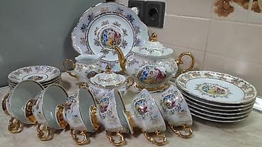 dolab satisi: Çay dəsti, Farfor, 6 nəfərlik, Çexiya — 5