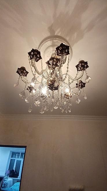 samlar: Çılçıraq, 8 lampa, Şüşə — 2