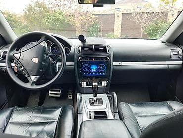 porsche disk: Porsche Cayenne (1-ci nəsil) – gümüşü rəngli SUV ili 2003 mator 4.5 — 9