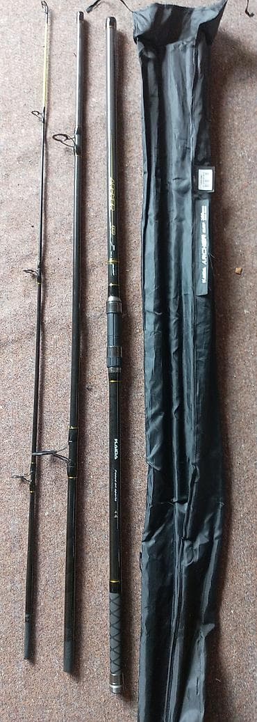 KAIDA Archer 390 – 3 hissəli surf qamış. Kaida Carlos 8000. Üstündə