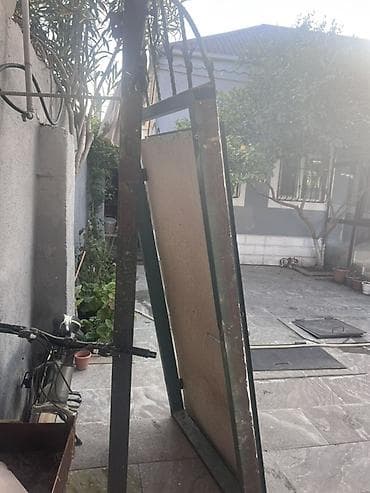 çöl qapılar: Metal giriş qapısı və çərçivəsi - Material: qalın metal (dəmir) lövhə — 2