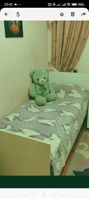 oglan otagi mebelleri: Oğlan və qız üçün, Təknəfərlik çarpayı — 2