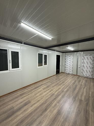 vaqonlarin satisi: Modul konteyner ev/ofis - Ölçü: təxminən 12 m uzunluq, 3 m en — 4