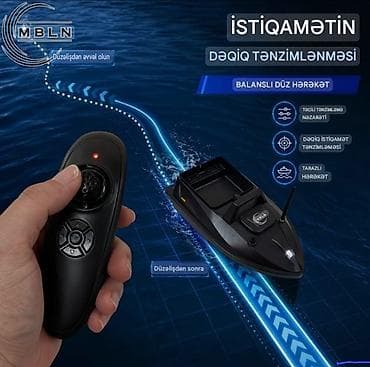 isma bikes: MBLN 500M uzaqdan idarə olunan güclü yem qayığı - Təxminən 500 m — 6