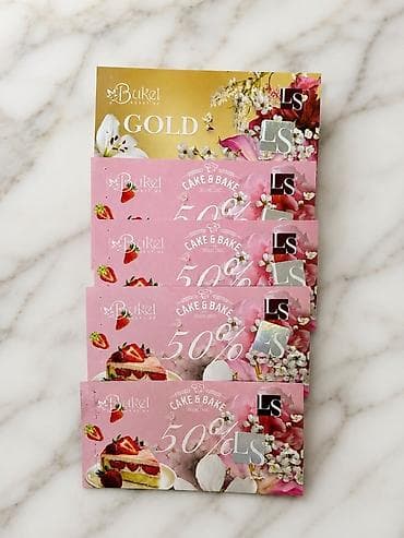 hediyeler: 50% endirim kuponlari Buket.az ve ya Cake&Bake magazalarinda — 1