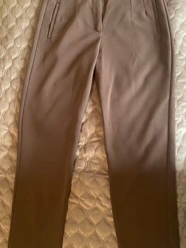 sabina parfumeriya qiymetleri: Klassik modellə düz kəsimli şalvar(2ci əl) -36 bədən - Rəng: açıq — 1