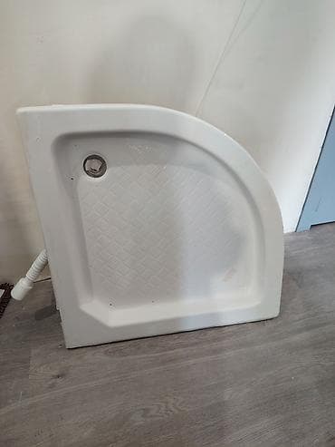 Kvadrat fakturalı səthə malik akril duş kabinəsi paleti
