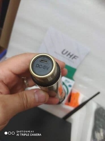 sintezator aliram: Shure mikrafonlar Bluetooth say coxdur USB ile zaryatka yigir — 2