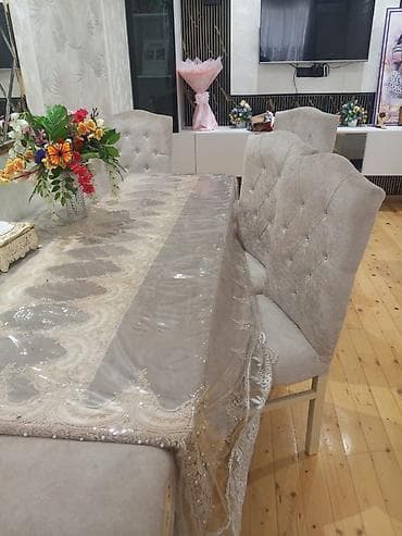 şam r16: Masa dəsti 220m 6 stulla ünvan Balaxani kod8179. SAMİRƏ — 1
