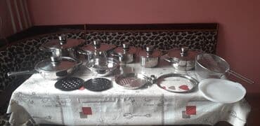 qazan qab: Tava, Qazan, rəng - Gümüşü — 2