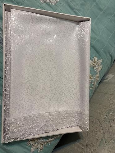 Скатерти: Новый цвет - Белый Скатерть, Платная доставка — 3